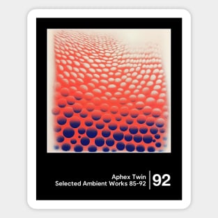 Selected Ambient Works / Minimal Style Graphic Artwork Magnet